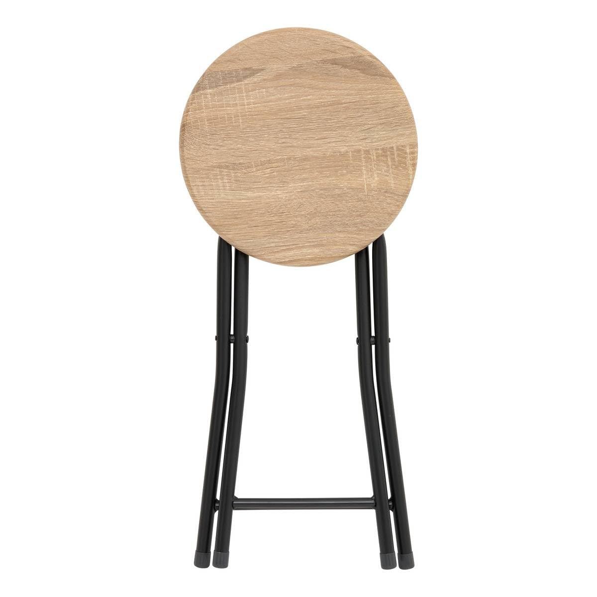 5five - sgabelli pieghevoli effetto legno naturale