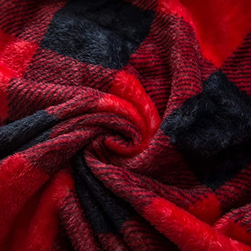 Image of VAS COLLECTION Premium Plush Single Blanket | 300 GSM Lightweight Cozy Soft for Bed, Sofa, Couch, Travel & Camping| 150x220 cm or 60X86 inches | Reds