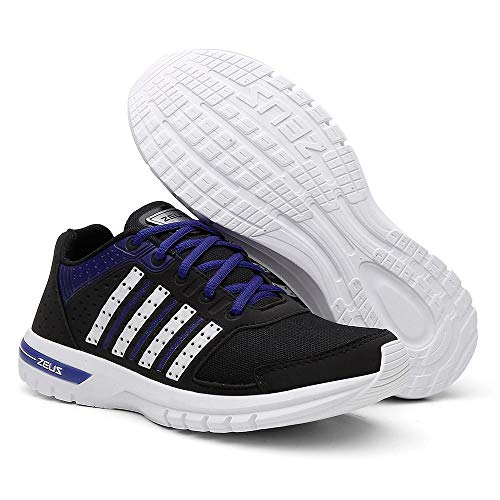 kit 2 Pares Tenis Zeus Caminhada Jogger Masculino Royal/Preto 39