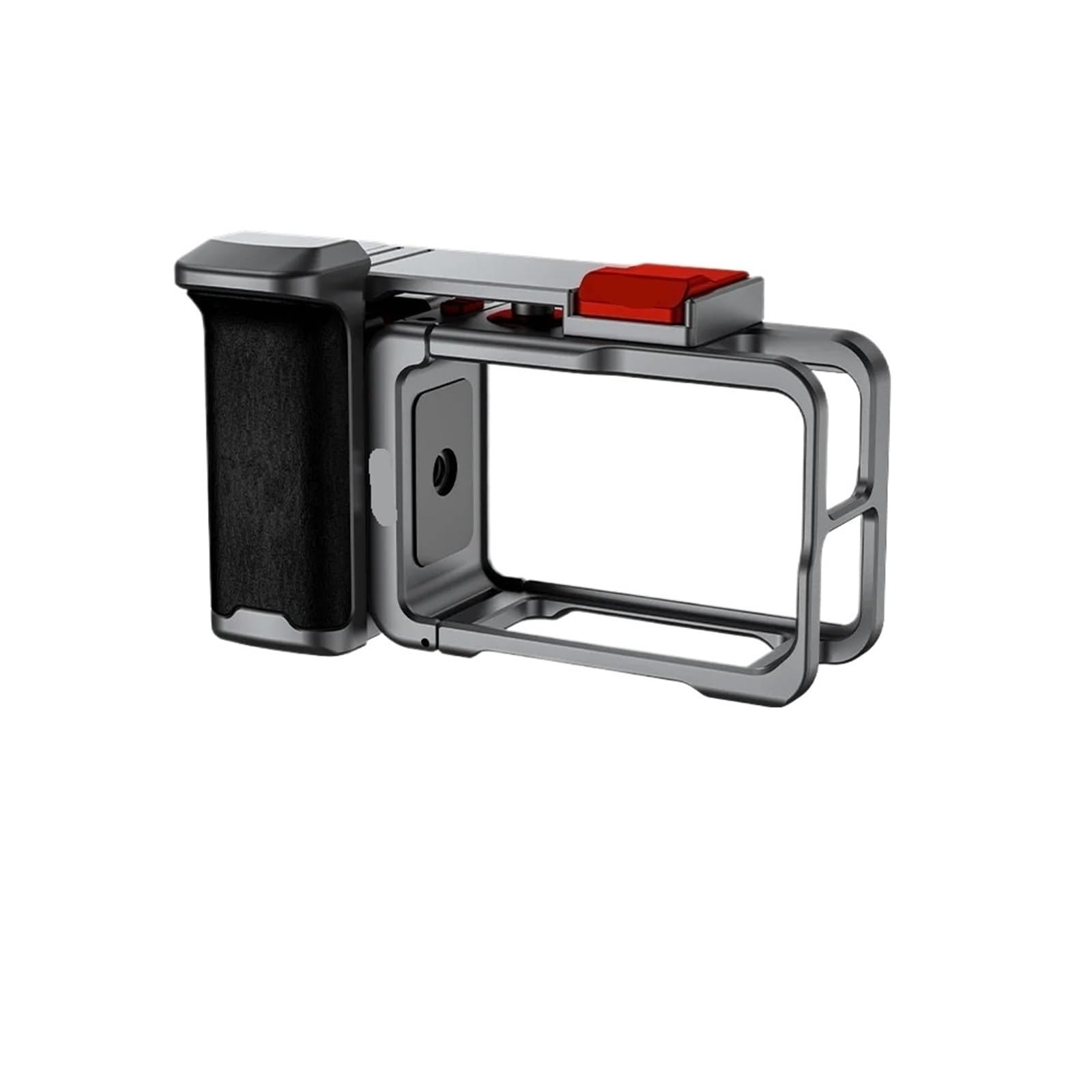 Compatible con dji OSMO Action Series Dual Cold Shoe Hand Grip | Empuñadura con disparador de obturador, zapata fría doble for montaje de accesorios