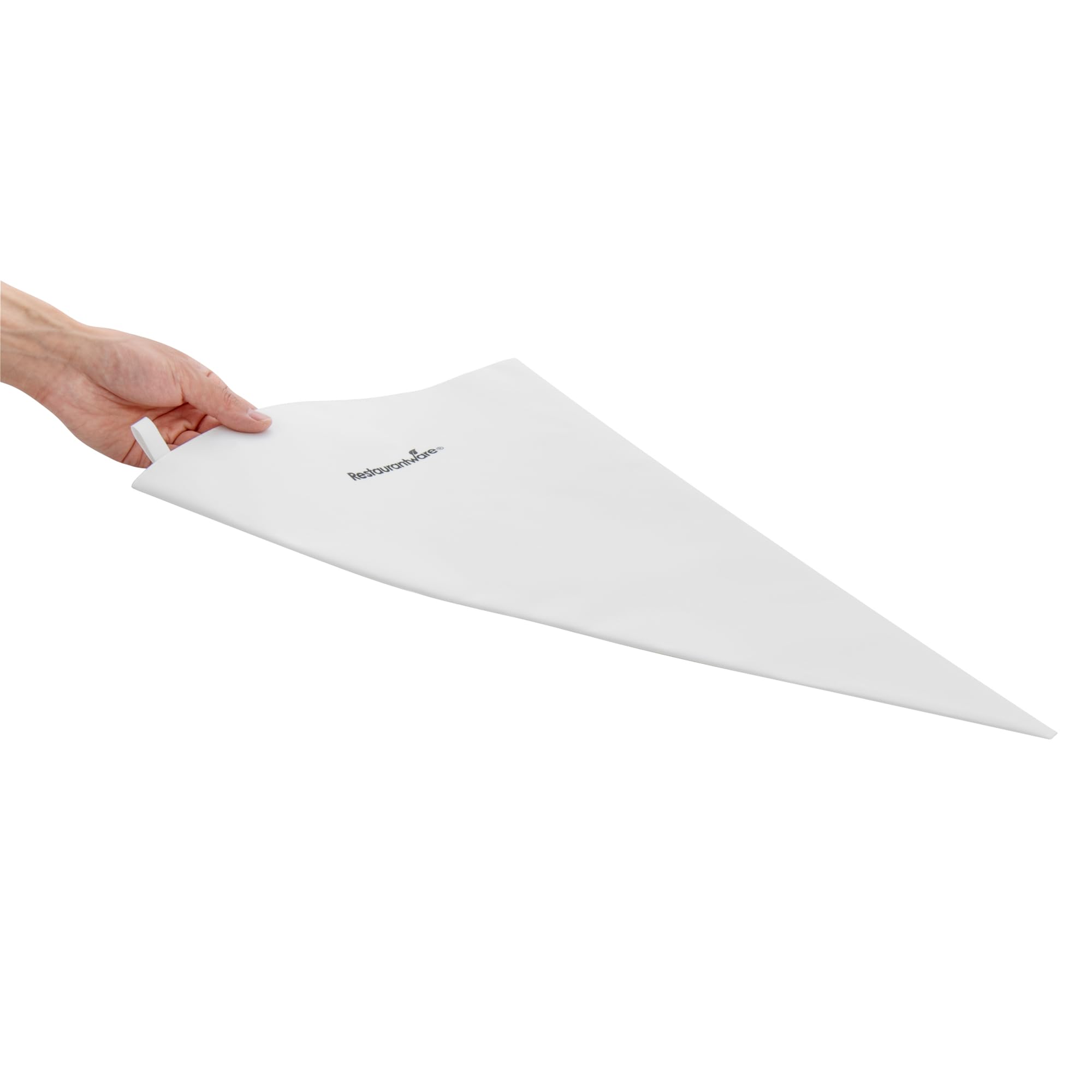 Restaurantware Spritzbeutel 144 Stück 60 cm Segeltuch Kuchen Dekorieren Beutel für Zuckerguss Gebäck Dekorateur Verstärkter Griff Fettdicht Weiß
