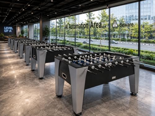 Image of BOOT BOY Foosball Table for Adults, Sturdy Built for Fast and high paced Games in Clubs, Offices, Colleges and Co-Working