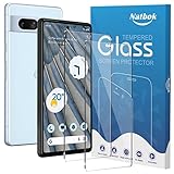 Natbok 2 Pezzi Vetro Temperato per Google Pixel 7A Pellicola Prottetiva,Anti Graffio,Durezza...
