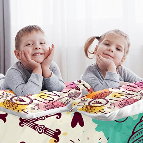 Parure de lit avec housse de couette ailes de Saint-Valentin, le cadeau de couple idéal - 3