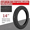 WEIYINGSI 14X2.125 Tubeless Tire, 14 X 2.125 Electric Bike Tire with Angled Valve for 14 Inch Electric Folding Bike, E-Bikes and E-Scooters #1
