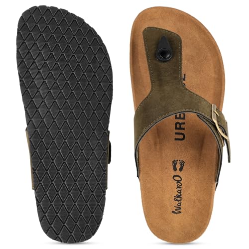 Image of WALKAROO Men's Fashion Sandals with Cushion Sole -WGE53242