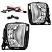 AUTOSAVER88 Factory Style Fog Lights for Dodge Ram 1500 2013 2014 2015 2016 2017 (Clear Lens with Bulbs & Wiring Harness)