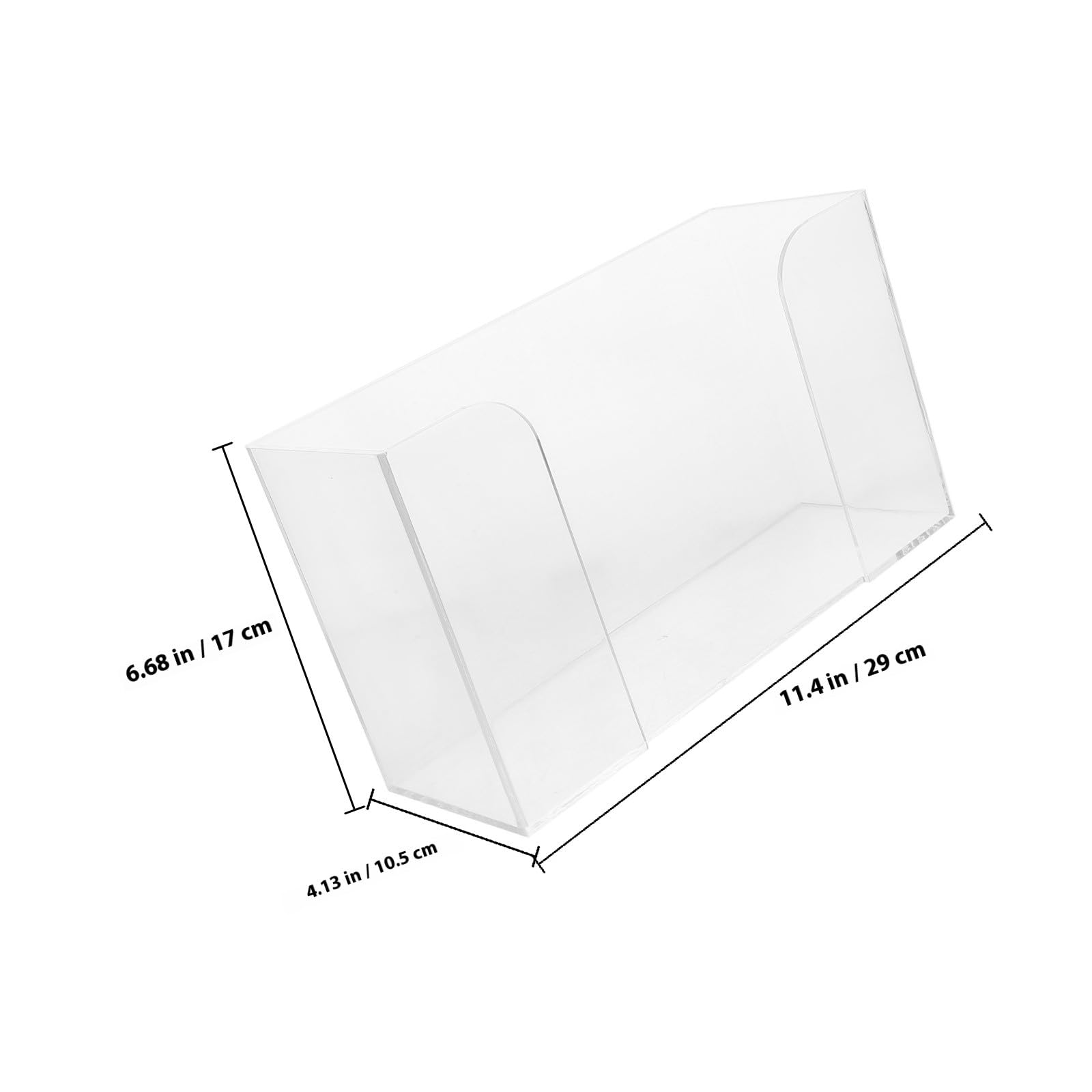 Transparente Acryl Taschentuchbox mit Organisierender Funktion für Schreibtisch und Büro Papierbehälter für Feuchttücher