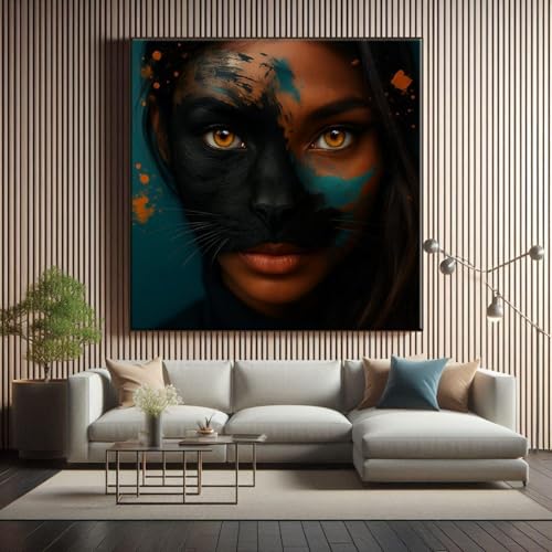 Tableau sur toile grand format pour habiller un mur vide salon - 4