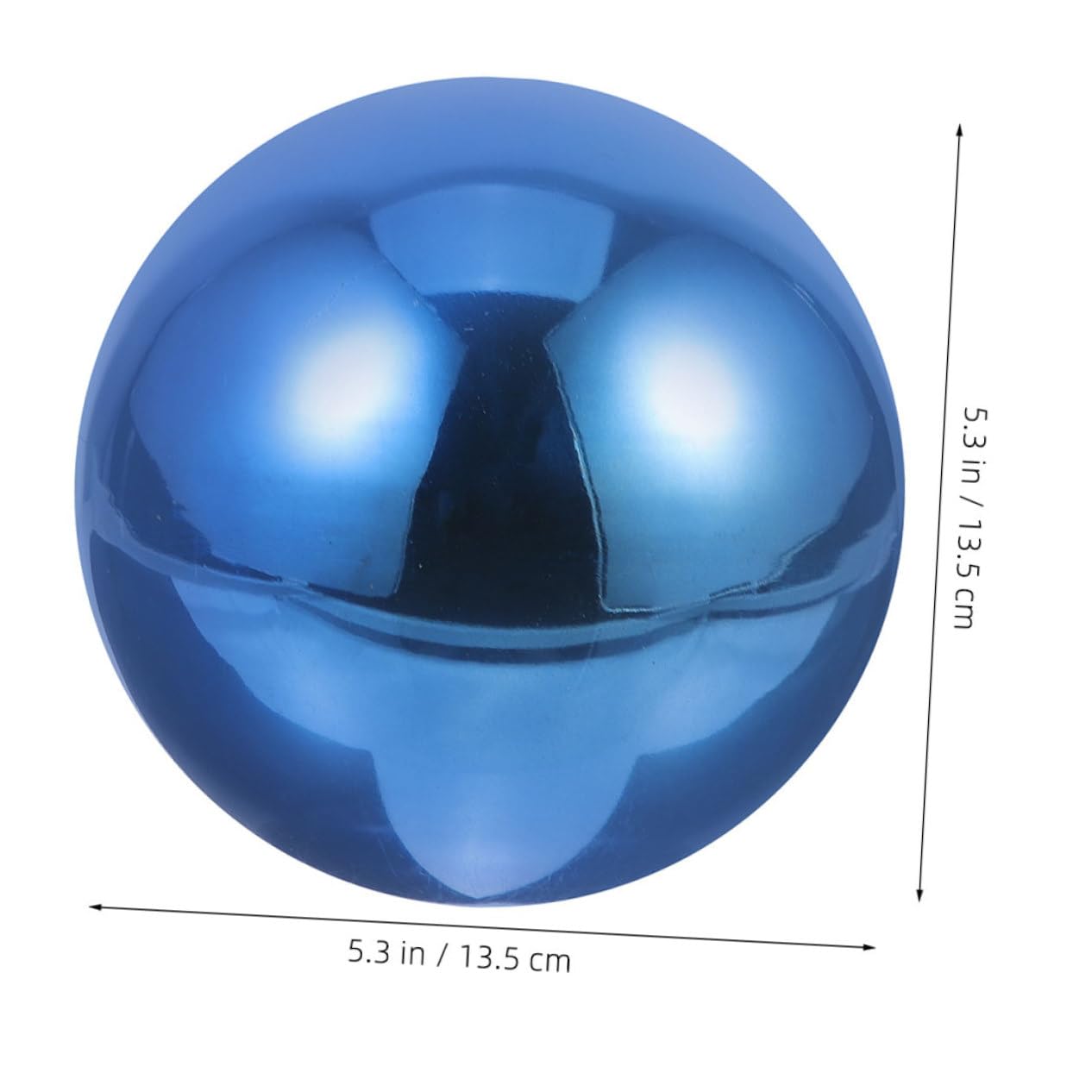 Holibanna Garden Gazing Ball Reflective Surface Polished Decorative Ball for Lawn Statue 12 Inches for