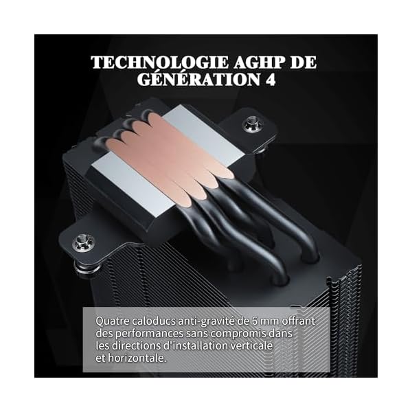 Thermalright Assassin Spirit 120 EVO CPU Cooler Air con HeatPipes 4 x 6 mm, TL-S12-S PWM Fan Heatdissier CPU Cooler, 156 mm High, para AM4 AM5 / Intel 1700/1150/1151/1200, LGA17XX PC Cooler - Image 3