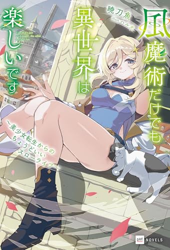 風魔術だけでも異世界は楽しいです ~美少女転生からのちょうどいいスローライフ~ (DREノベルス)の表紙