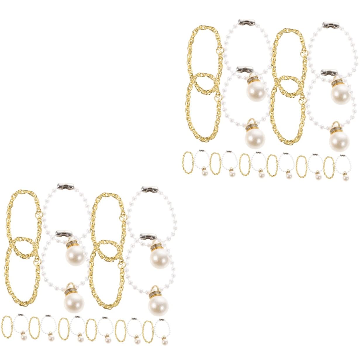 ibasenice 2sets Boys and Girls Necklaces for Girls Toy Set Jewelry Decor Parties 30pcs*2