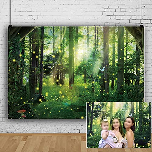 Fondo Fotográfico Laeacco 10x8ft Bosque Encantado miniatura 2