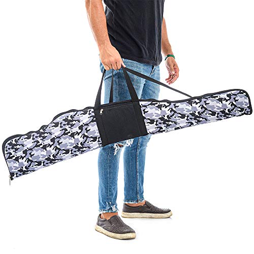 Case Capa Camuflado Espumado Espingarda Carabina Com Luneta