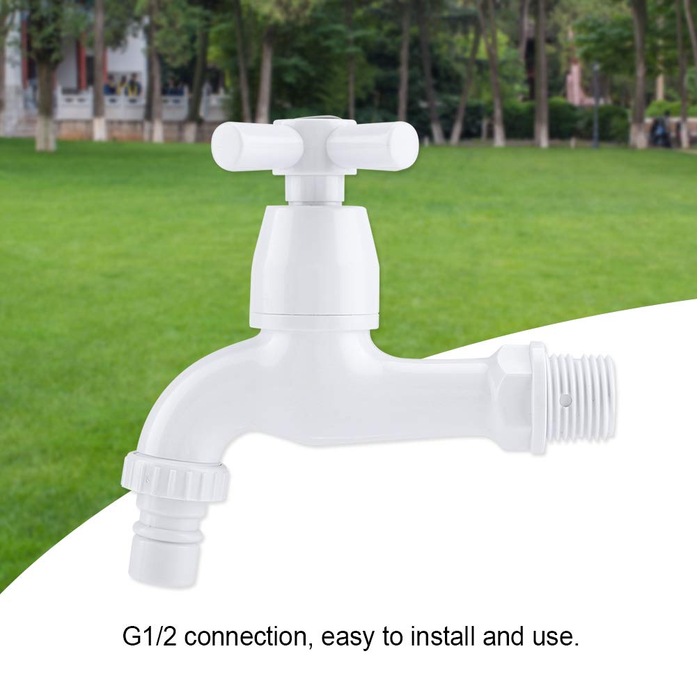 YOUTHINK ABS Plastic Water Tap Premium ABS Chrome Appearance Single Handle Basin Sink Faucet Great for Kitchen and — view 6