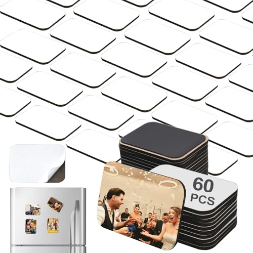 120 imanes rectangulares sublimables para refrigerador miniatura 1