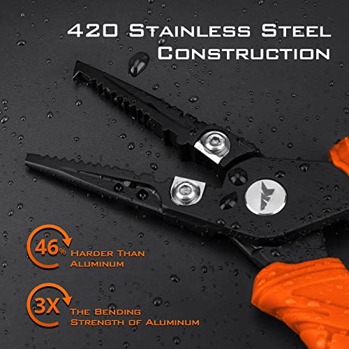 Kastking Fish Scale, Fishing Pliers And Lip Grip Combo, 7” Stainless Steel Pliers, 2.5” Display Wideview Fishing Scale, 110 Lbs/50 Kg, Waterproof And Floating #TOP4