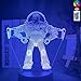 Produktbild Toy Story Buzz Lightyear Zeichentrickfigur 3d Folie Laterne holographische Lampe für Home Office Raumdekoration Roman führte Nachtlicht
