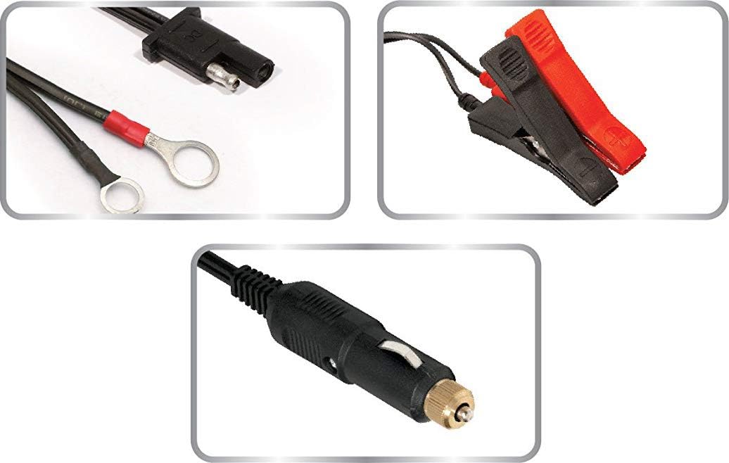 BLACK+DECKER BC2WBD Fully Automatic 2 Amp 12V Waterproof Battery Charger/Maintainer with Cable Clamps