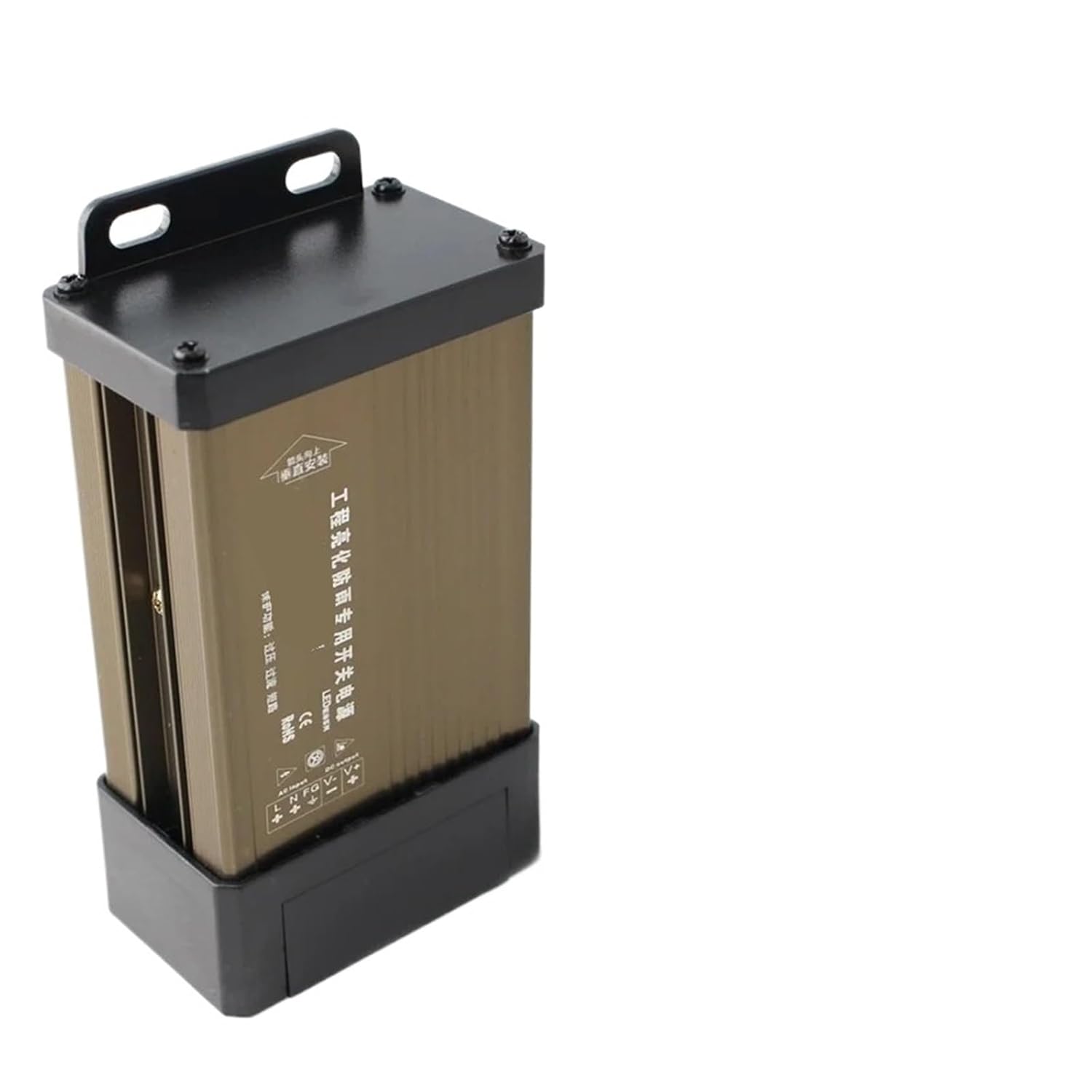 Source 12V 500W Smps Power Supply 5V 12V 24V 100W 200W 300W 400W 500W 220V to 5V 12V 24V Power Supply Outdoor Rainproof (Color : 12V 16.5A 200W)