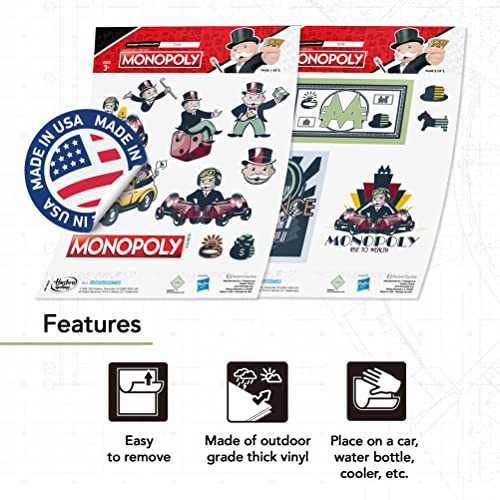 Autocollant Monopoly anti-rayures pour protéger et décorer votre ordinateur