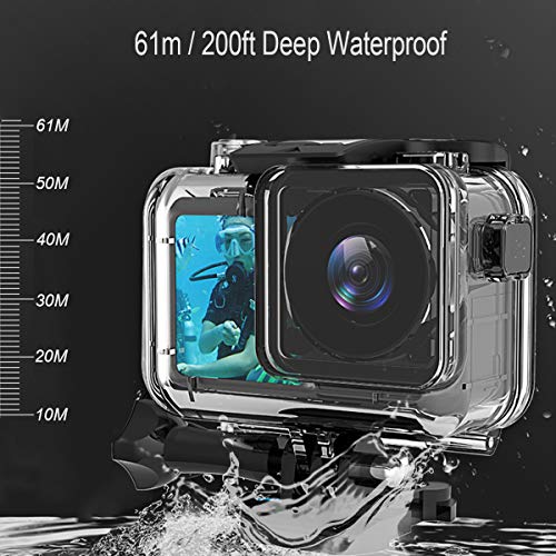 Carcasa Protectora dji OSMO Action Funda Impermeable Acuática Stick Monopod de Buceo Amarillo 3