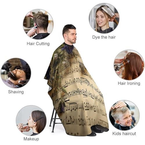 Capa para Corte de Cabello Unisex 66.9x56.7 in miniatura 3