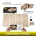 UGEARS Cargo Truck 3D Wooden Puzzles for Adults - Wooden Model Kits for Adults Cars Kits for Adult Puzzle Model Truck Kits Mechanical Models Brain Teaser, Hobby Set
