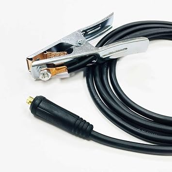 Welding Ground Wire Earth Clamp Heavy Duty Copper Electrode Holder 300A with 2M/3M/4M/5M Cable for MIG TIG Plasma Cutter4 Meters