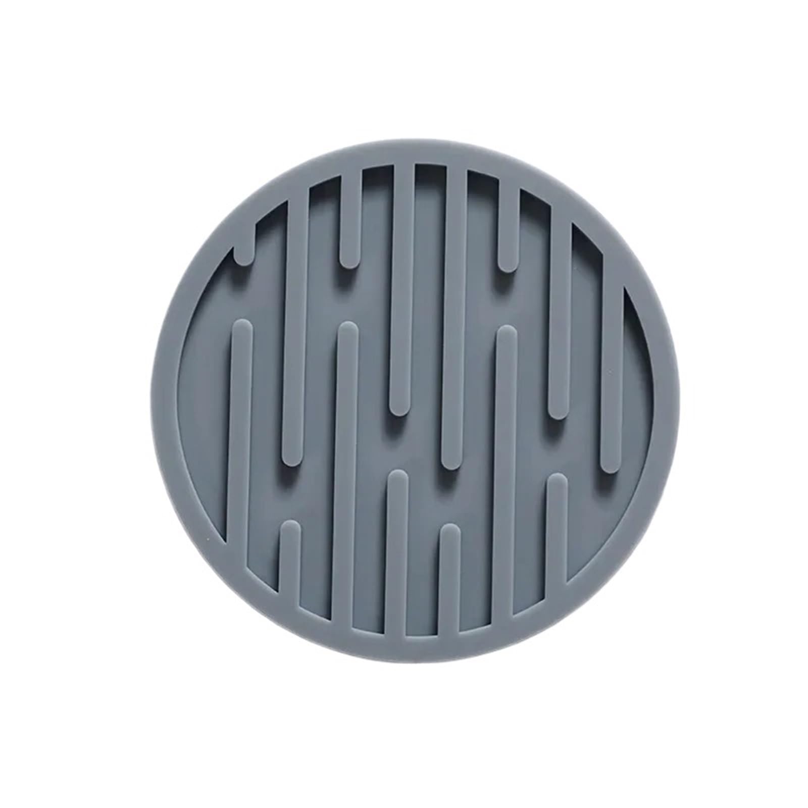 10Pcs 10cm Silicone Coasters Round Heat Resistant Rubber Tea Cup Mat Drink Coffee Mug Glass Beverage Holder Pad for Cap(Color2)