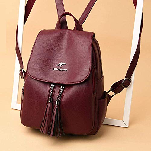 Rucksack Fashion Rucksack Kuhfell Studenten Beutel-große Kapazitäts Außen Umhängetasche Mode Reisetasche Versatile wasserdichte Beutel der Frauen