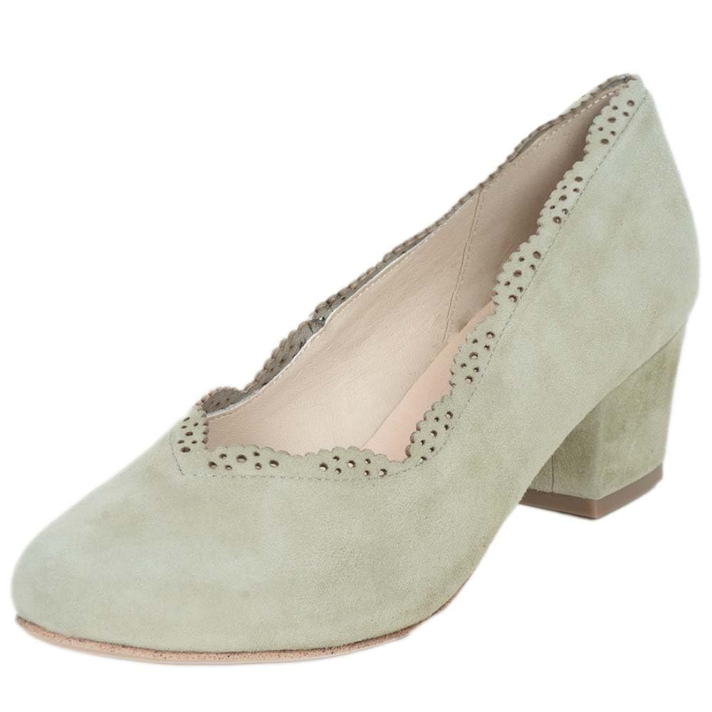 Hirschkogel Women's Court Shoes Pump, Pastel Green, 8.5 UK