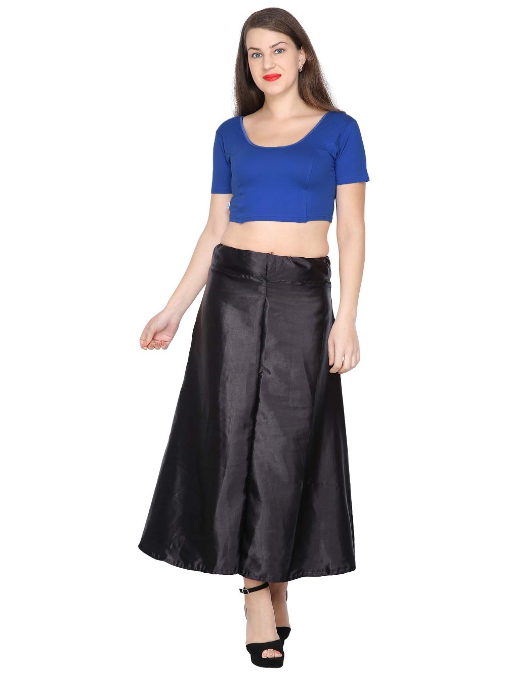FEMULA Anjali Half Sleeves Stretchable Cotton Lycra Saree Blouse for Women 4