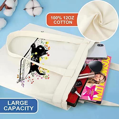 Andeiltech-Canvas-Tote-Bag-for-Women-Aesthetic-Cute-Cat-Shopping-Grocery-Reusable-Bags-with-Inner-Zipper-Women-Gift