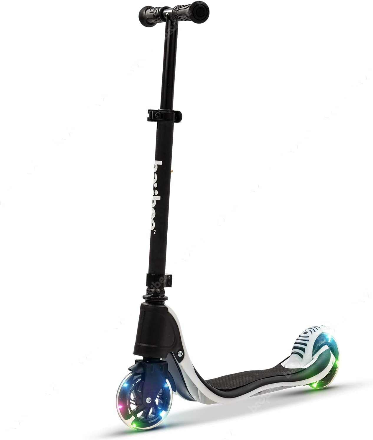 Baybee Dracarys Skate Scooter for Kids, 2 Wheel Kids Scooter with Three Height Adjustable Handle, Flashing LED PU Wheels & Rubber Deck | Kids Kick Scooter for 3 to 8 Years Boys Girls