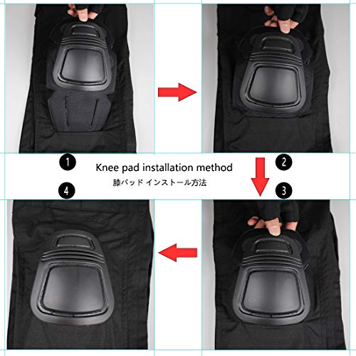 image for zuoxiangru Men's Multicam Tactical Trousers Multi-Pockets Military Cam