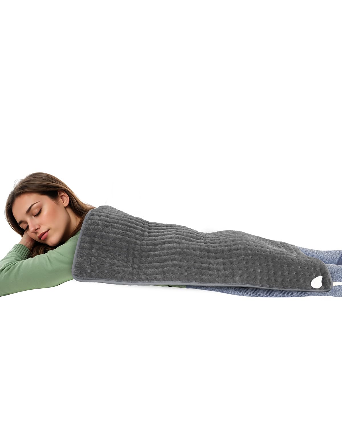 Photo 1 of 18" x 33" Large Heating Pad for Back, FSA Eligible Heat Pad, CooCoCo HSA Eligible XXXL Heated Pad for Period Cramps, 6 Heat Settings, Auto Off, Moist Heat