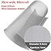 304 Stainless Steel Mesh Screen, 11.8 X 23.6 Inch, Wire Diameter 0.4mm, Hole 0.9mm, Woven Vent Mesh, Metal Wire Mesh Screen, for Air Ventilation, Window Screen, Door, Shower Drain and Cabinet (1PCS)