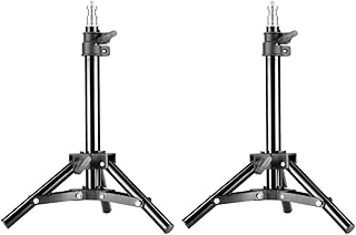 Neewer mini supporto da tavolo per retroilluminazione, in alluminio, 50 cm, per studio fotografico (confezione da 2)