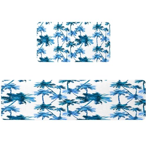 Tapis de cuisine antidérapant lot de 2 pour éviter les glissades - 2