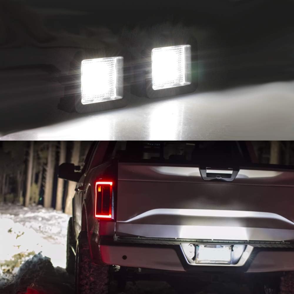 MOFORKIT LED License Plate Light Compatible with 2015 2016 2017 2018 Ford F150, White