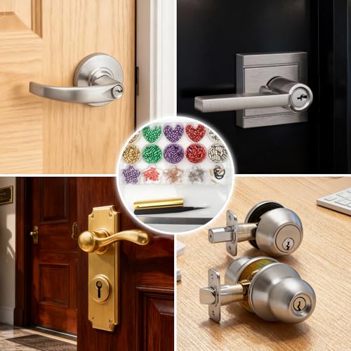 Hoeine Universal Rekeying Kit for Schlage Locks | Complete Lock Pinning Kit Includes Master, Bottom & Top Pins and Springs Professional Door Lock Re-Key Kit for Home & Commercial Security by Hoeine - Used condition - Image 7