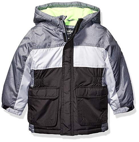 Image of Osh Kosh Boys' Classic Heavyweight Colorblock Puffer Coat