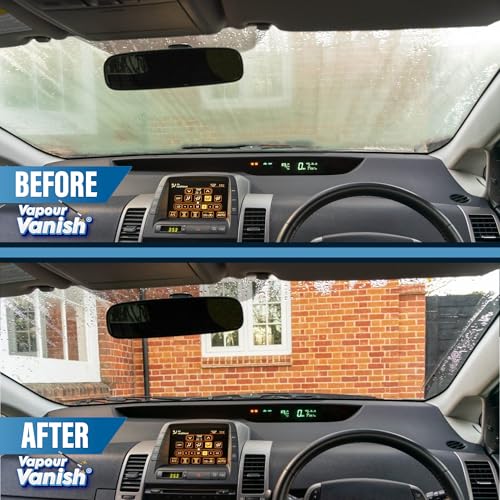 Vapourvanish Reusable Dehumidifier Bags - Car Dehumidifier Moisture Absorber With Dashboard Anti-Slip Mats, Rechargeable Silica Gel Interior Dehumidifiers, Eliminates Foggy Windscreen - Home Wardrobe - 2