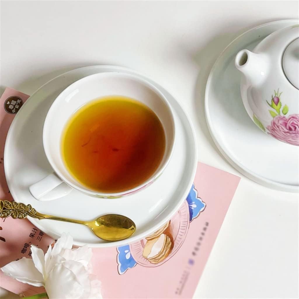 European Vintage Flower Tea Set Ceramic Cup and Pot Coffee Mother and Child Creativity