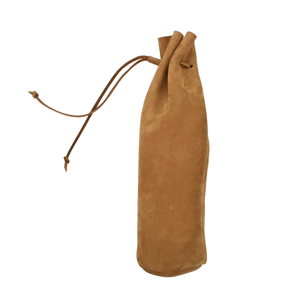 Hide & DrinkLeather Medieval Pouch Bottle Holder, Sleeve Protector, Hiking & Camping Accessories, Handmade Includes 101 Year Warranty :: Old Tobacco