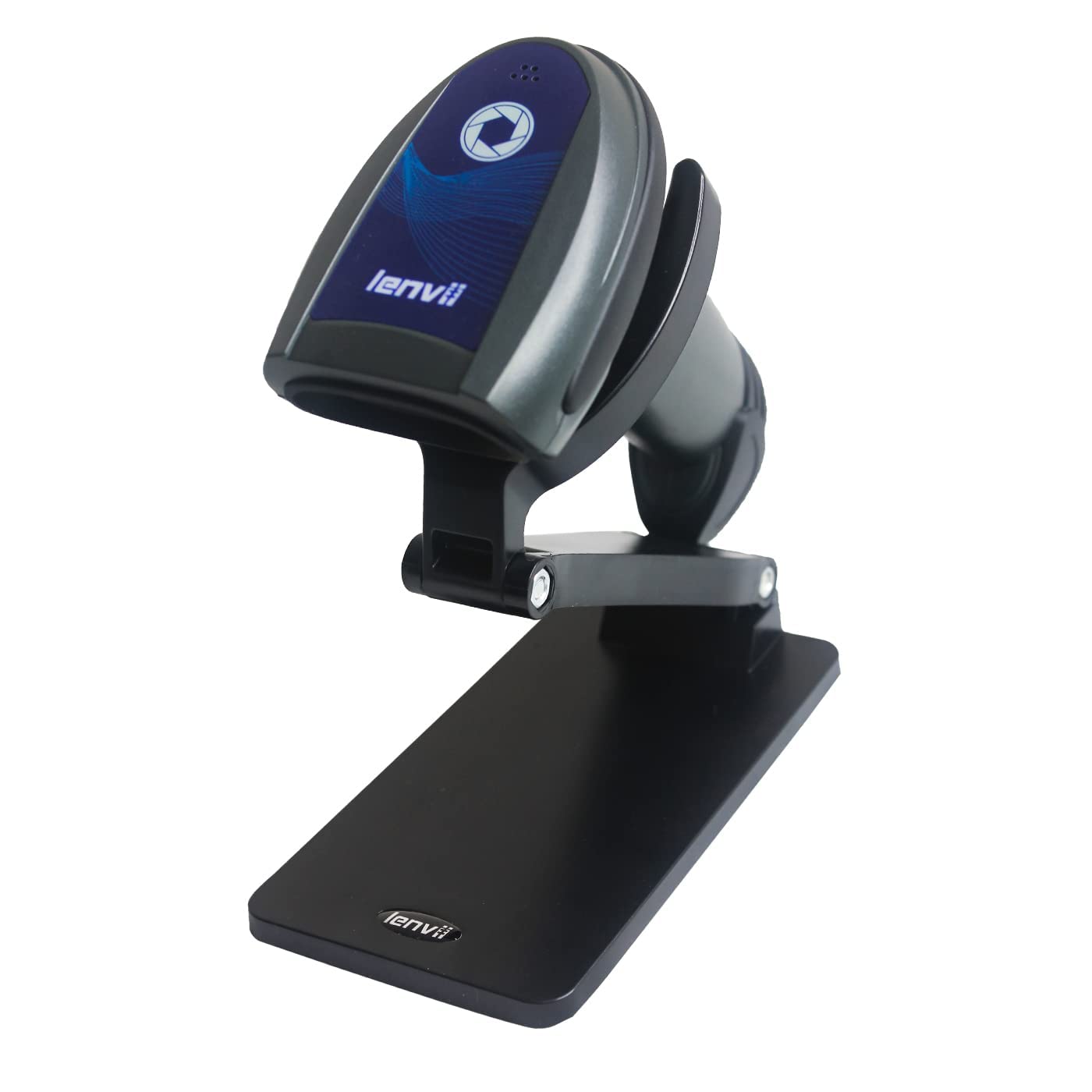 LENVII Barcode Scanner Stand, Universal, Black, USB, 1 Pack - Image 3