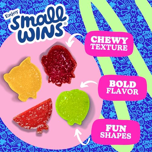 Gomitas sour 5g pack de 8 sabores fruta 1.8 OZ miniatura 7