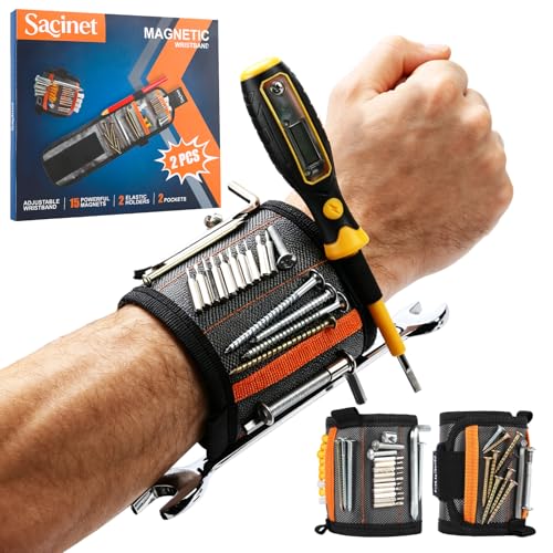 Magnetic Wristband for Screws and Small Tools
